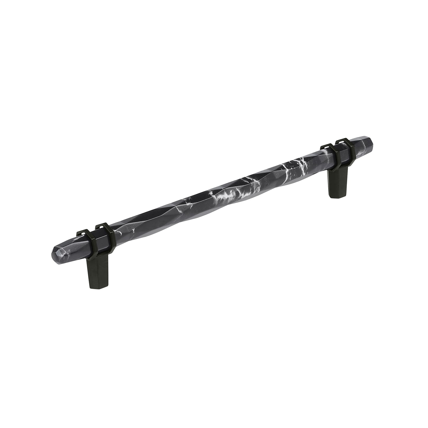 Amerock Carrione Pull - 8 inch (203mm) CTC - Marble Black/Black Bronze