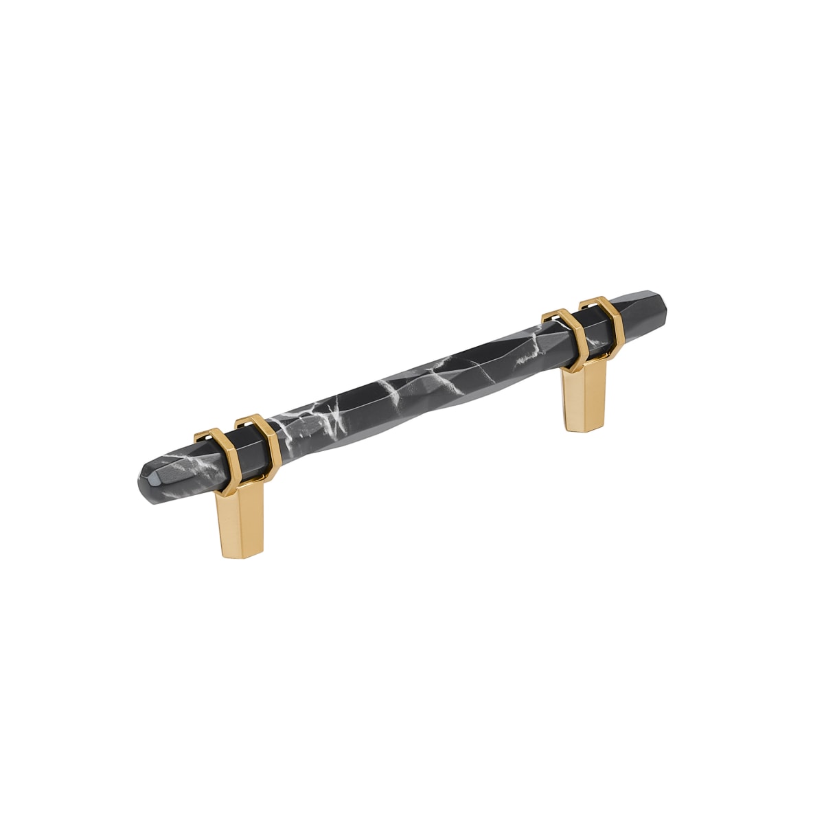 Amerock Carrione Cabinet Pull - Marble Black/Champagne Bronze