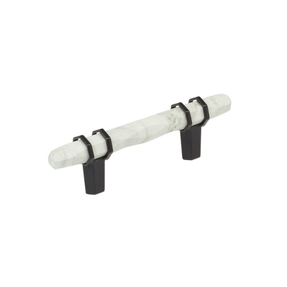 Amerock Carrione Cabinet Pull - Marble White/Black Bronze