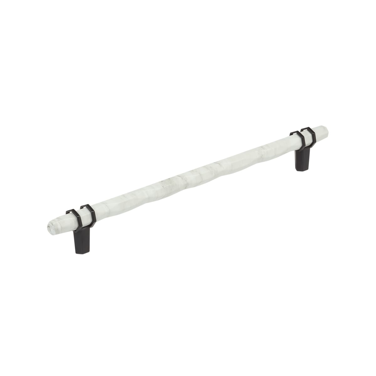 Amerock Carrione Cabinet Pull - Marble White/Black Bronze