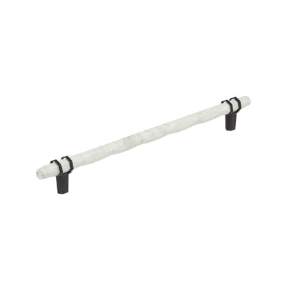 Amerock Carrione Cabinet Pull - Marble White/Black Bronze