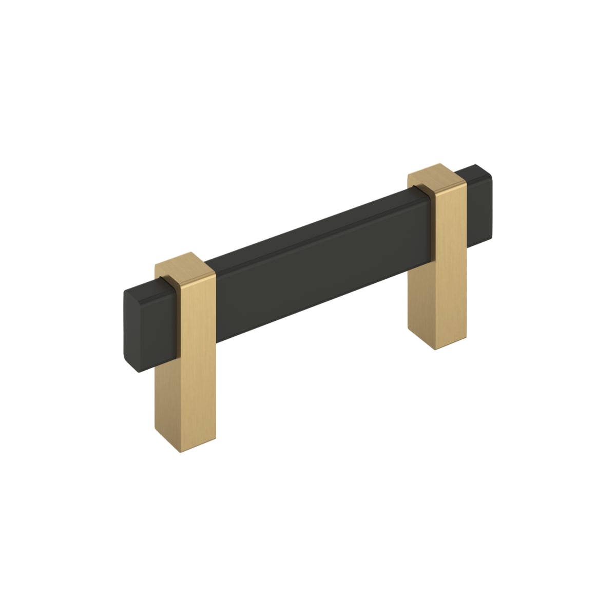 Amerock Mulino Cabinet Pull - Matte Black/Champagne Bronze