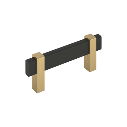Amerock Mulino Cabinet Pull - Matte Black/Champagne Bronze