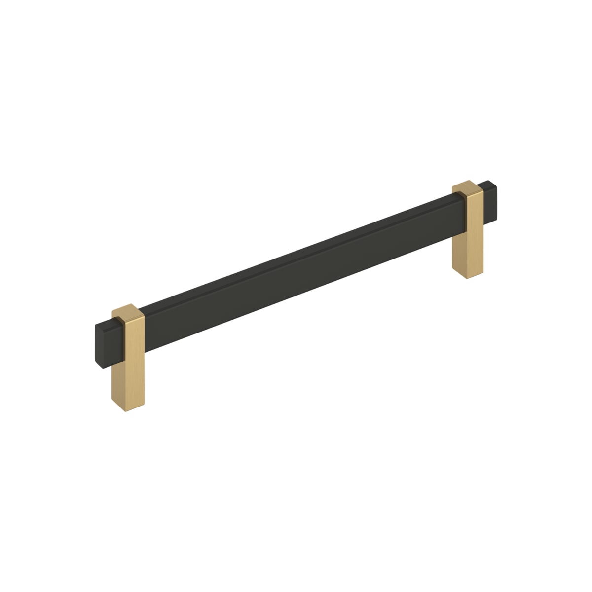 Amerock Mulino Cabinet Pull - Matte Black/Champagne Bronze