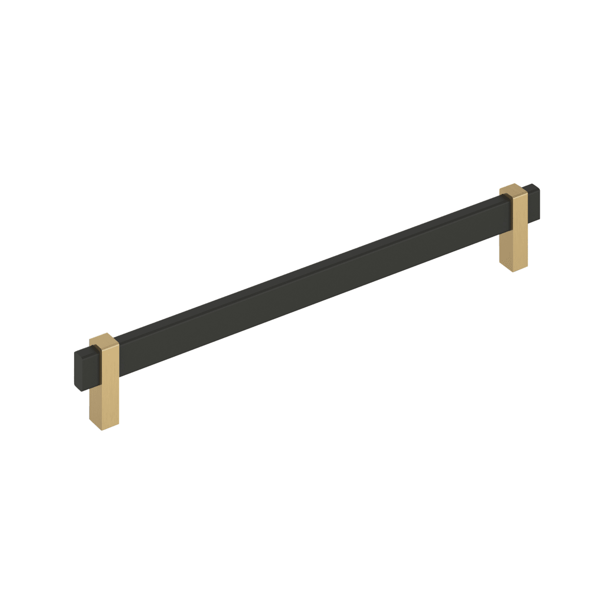Amerock Mulino Cabinet Pull - Matte Black/Champagne Bronze