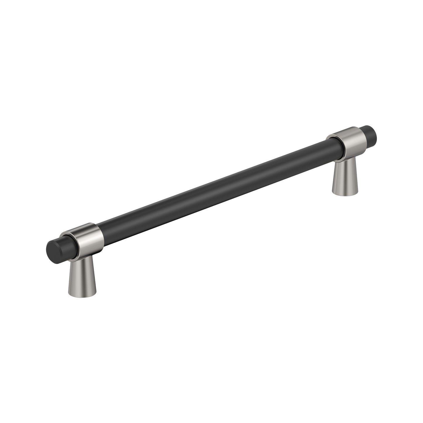 Amerock Mergence Appliance Pull - 12 inch (305mm) CTC - Matte Black/Polished Nickel