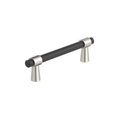 Amerock Mergence Cabinet Pull - Matte Black/Polished Nickel