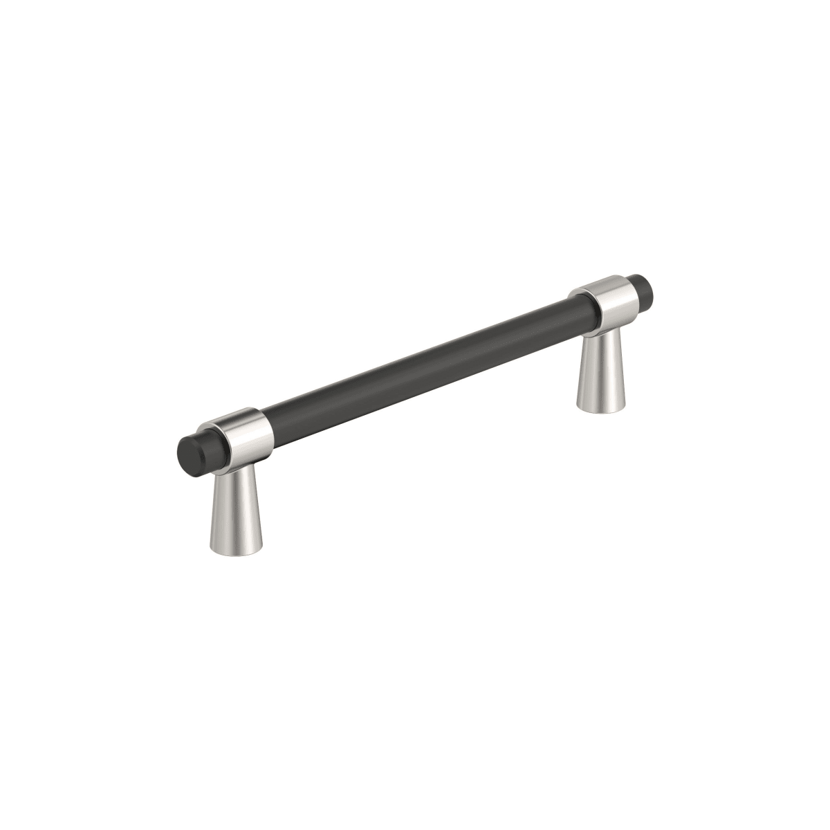Amerock Mergence Cabinet Pull - Matte Black/Polished Nickel