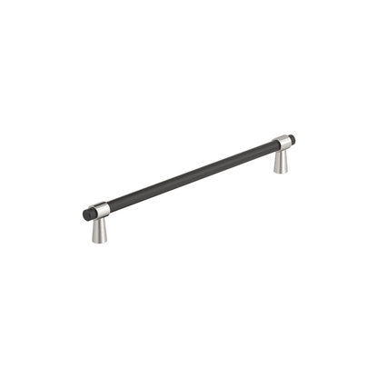 Amerock Mergence Cabinet Pull - Matte Black/Polished Nickel