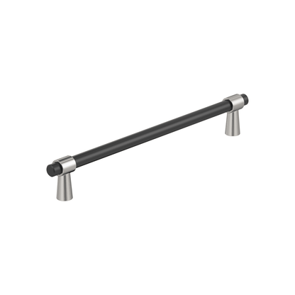 Amerock Mergence Cabinet Pull - Matte Black/Polished Nickel