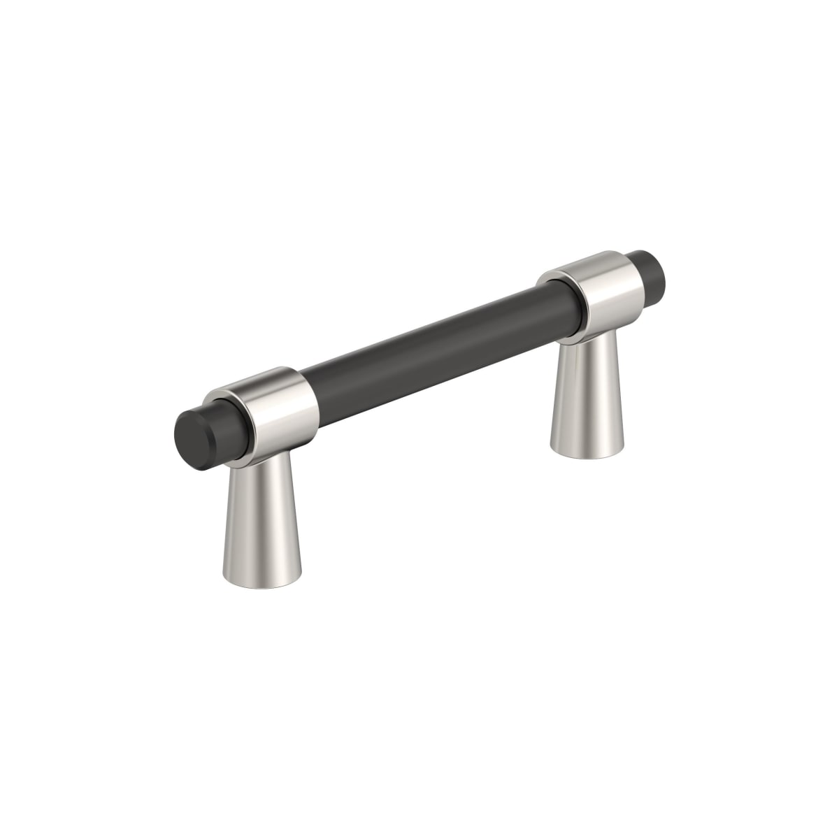 Amerock Mergence Cabinet Pull - Matte Black/Polished Nickel
