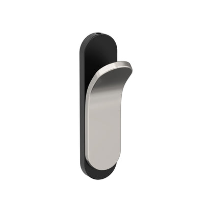 Amerock Unison Decorative Hook - Matte Black/Polished Nickel