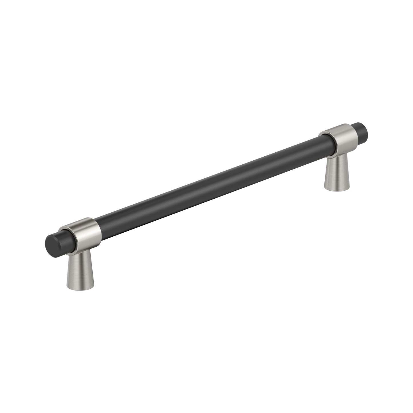 Amerock Mergence Appliance Pull - 12 inch (305mm) CTC - Matte Black/Satin Nickel