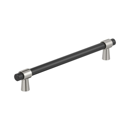 Amerock Mergence Cabinet Pull - Matte Black/Satin Nickel