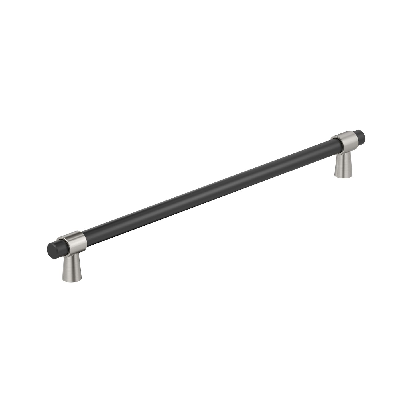 Amerock Mergence Appliance Pull - 18 inch (457mm) CTC - Matte Black/Satin Nickel