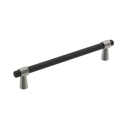 Amerock Mergence Cabinet Pull - Matte Black/Satin Nickel