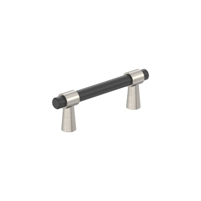 Amerock Mergence Cabinet Pull - Matte Black/Satin Nickel