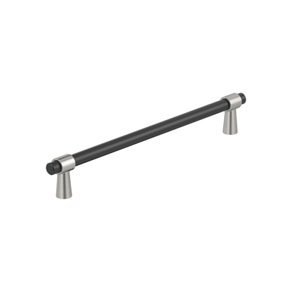 Amerock Mergence Cabinet Pull - Matte Black/Satin Nickel