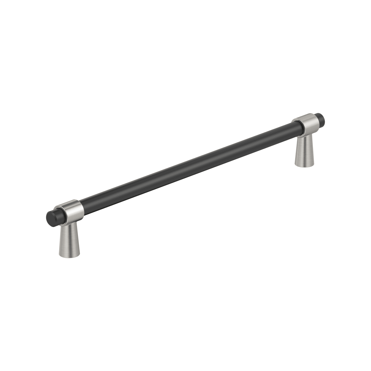 Amerock Mergence Cabinet Pull - Matte Black/Satin Nickel