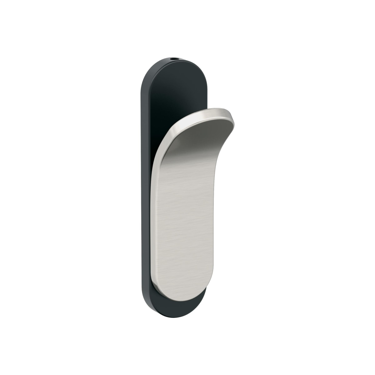 Amerock Unison Decorative Hook - Matte Black/Satin Nickel