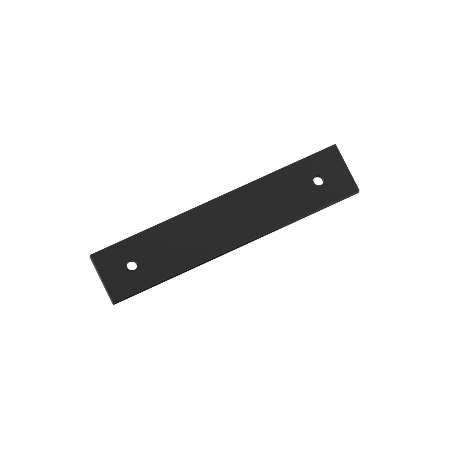Amerock Ladera Backplate - 3-3/4 inch (96mm) CTC - Matte Black
