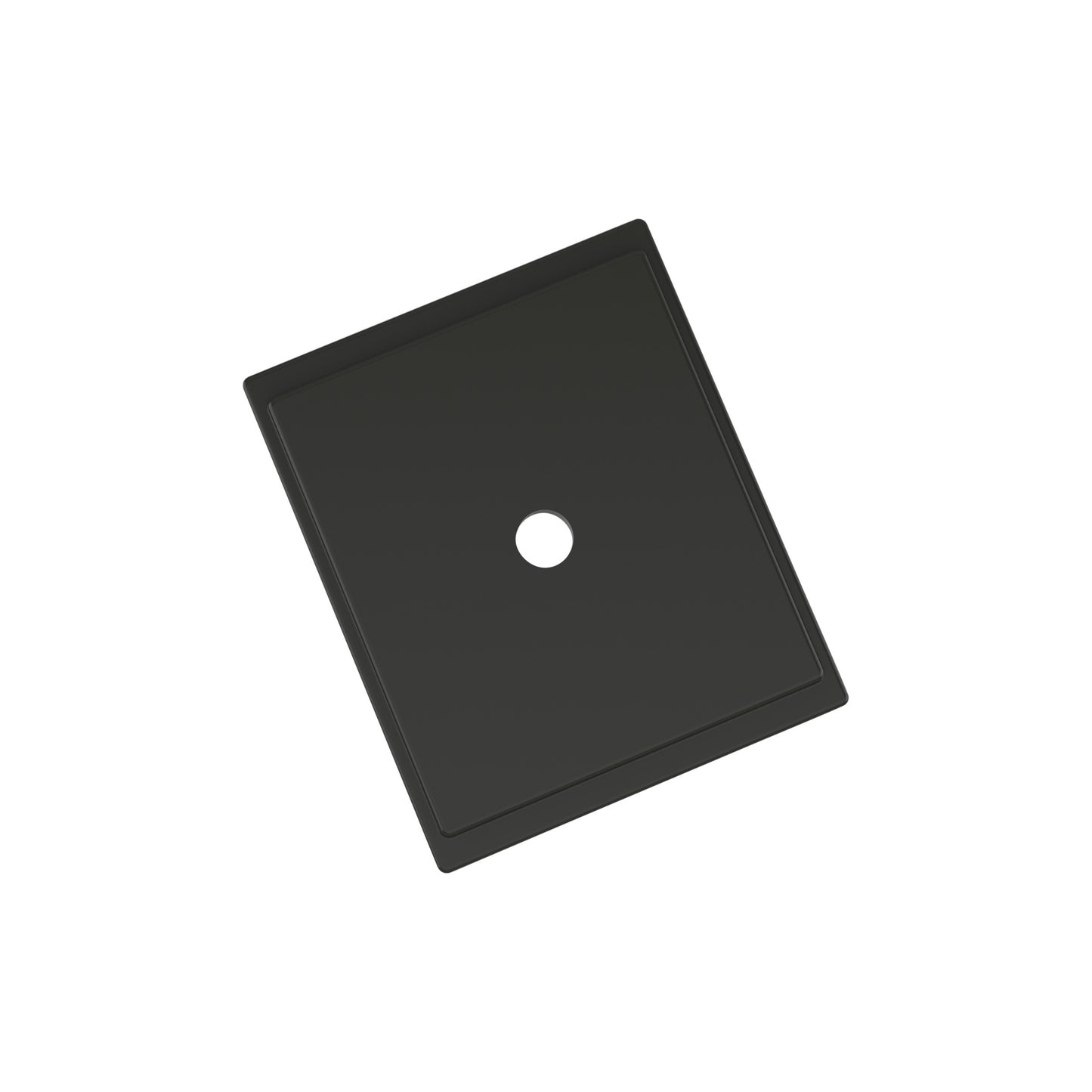 Amerock Maymont Backplate - 1-5/8 inch (41mm) Length - Matte Black