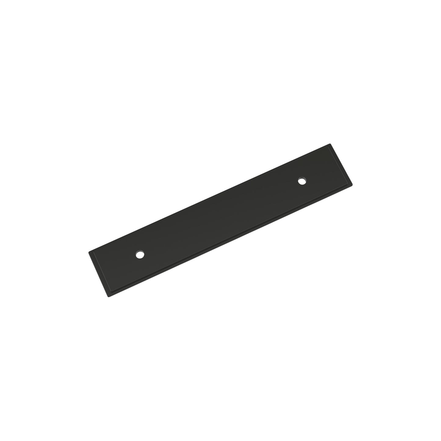 Amerock Maymont Backplate - 3-3/4 inch (96mm) CTC - Matte Black