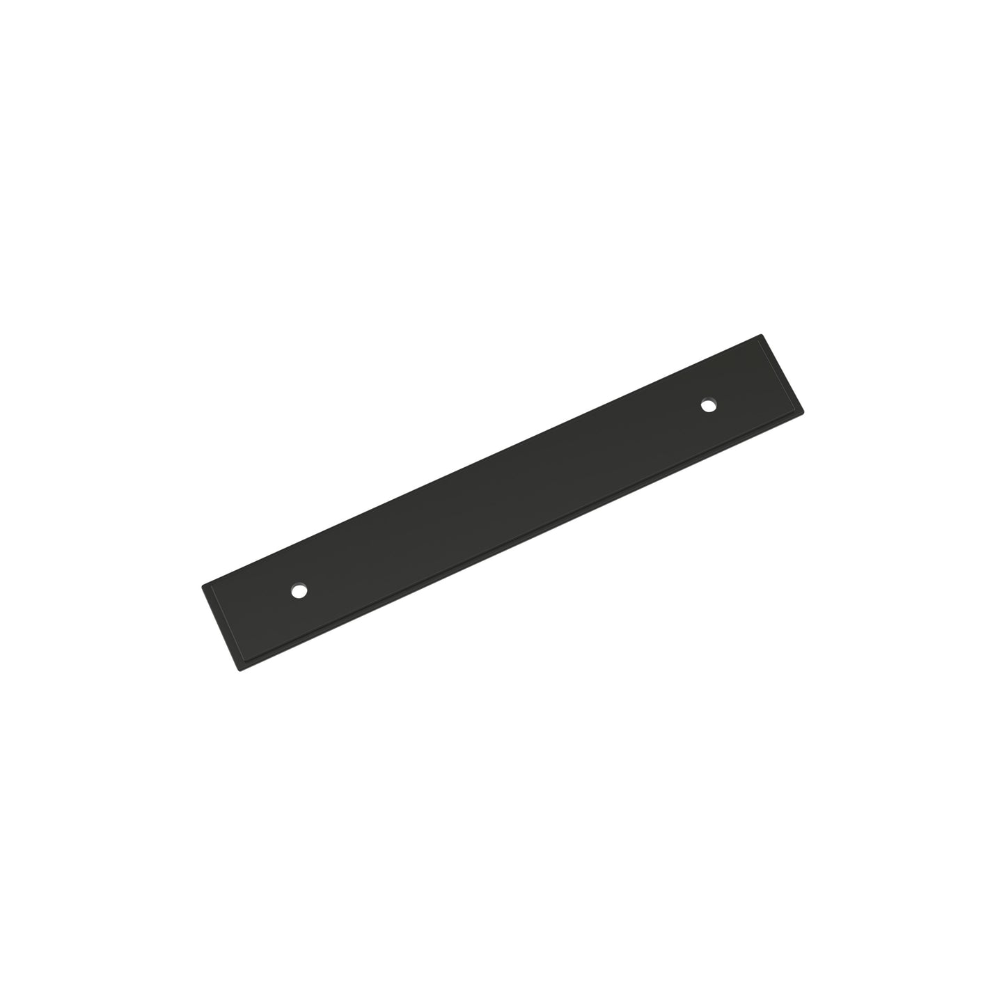 Amerock Maymont Backplate - 5-1/16 inch (128mm) CTC - Matte Black