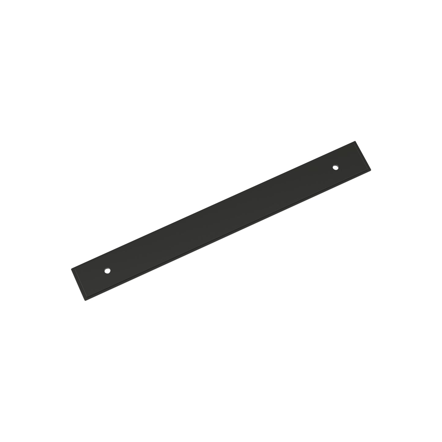 Amerock Maymont Backplate - 7-9/16 inch (192mm) CTC - Matte Black