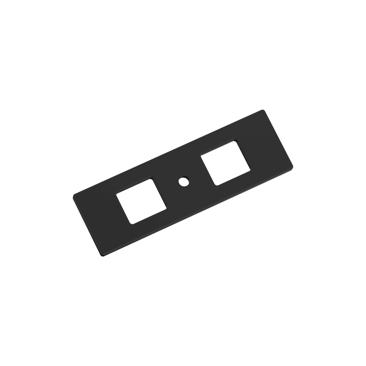 Amerock Medora Cabinet Backplate - Matte Black