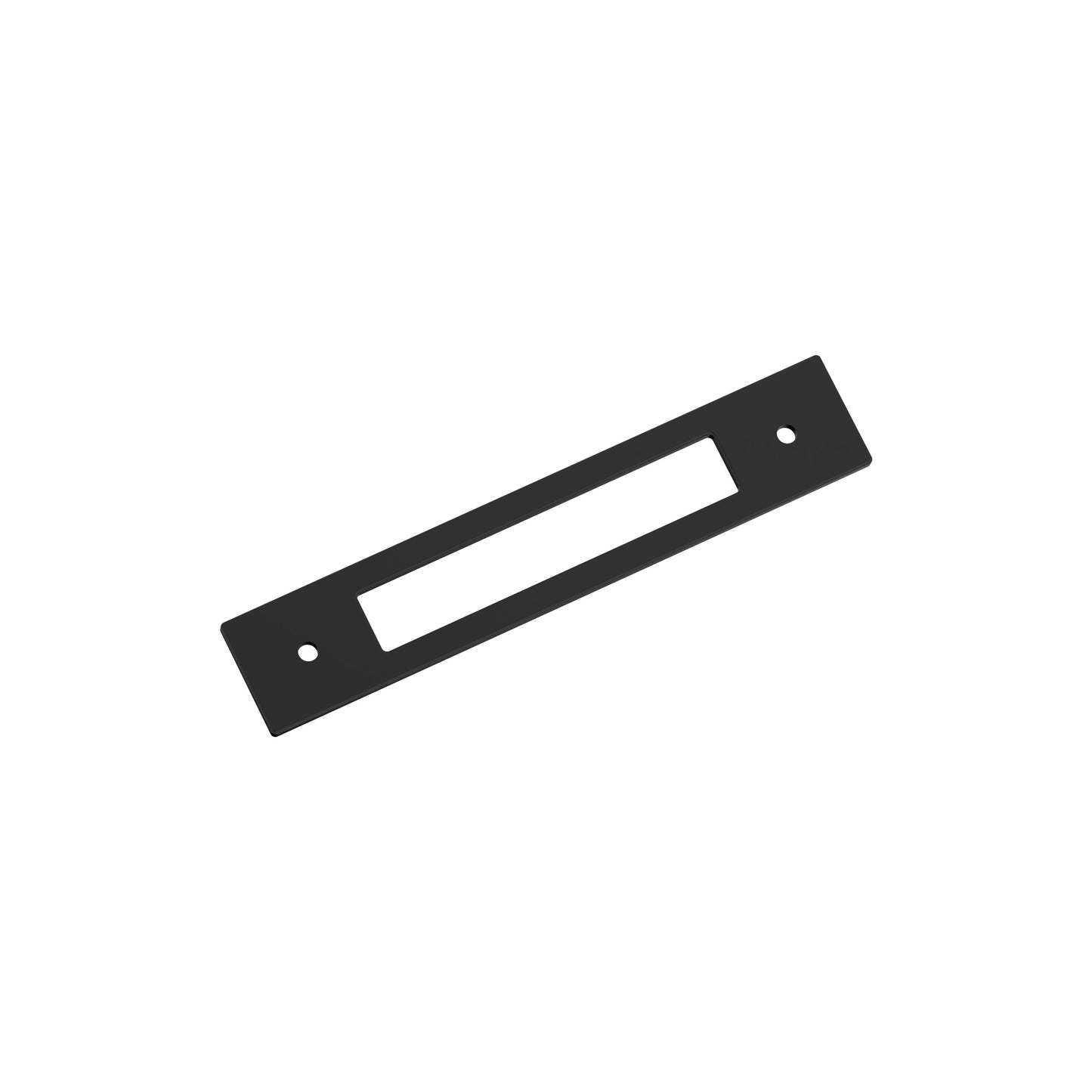 Amerock Medora Backplate - 5-1/16 inch (128mm) CTC - Matte Black