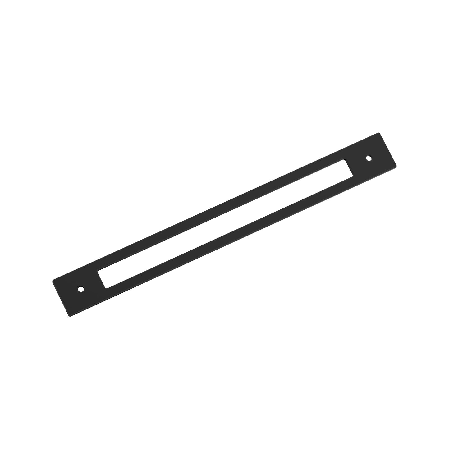 Amerock Medora Backplate - 10-1/16 inch (256mm) CTC - Matte Black
