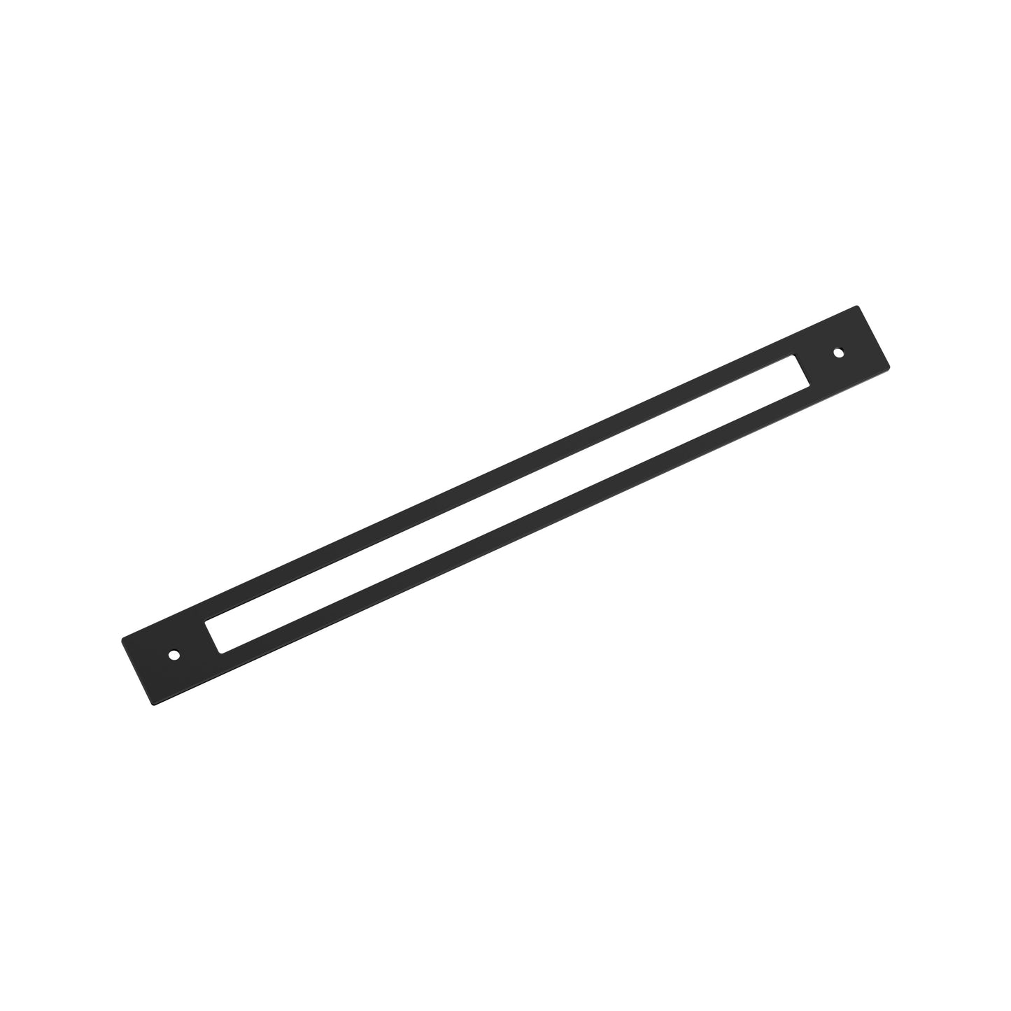 Amerock Medora Backplate - 12-5/8 inch (320mm) CTC - Matte Black