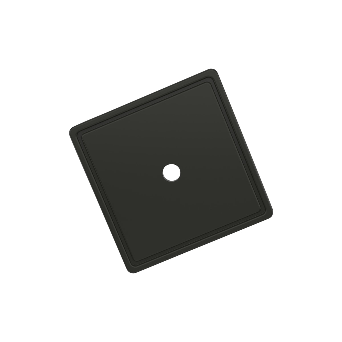 Amerock Thoreau Cabinet Backplate - Matte Black