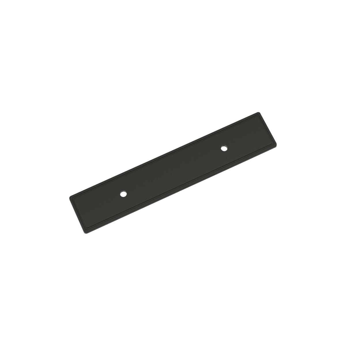 Amerock Thoreau Cabinet Backplate - Matte Black