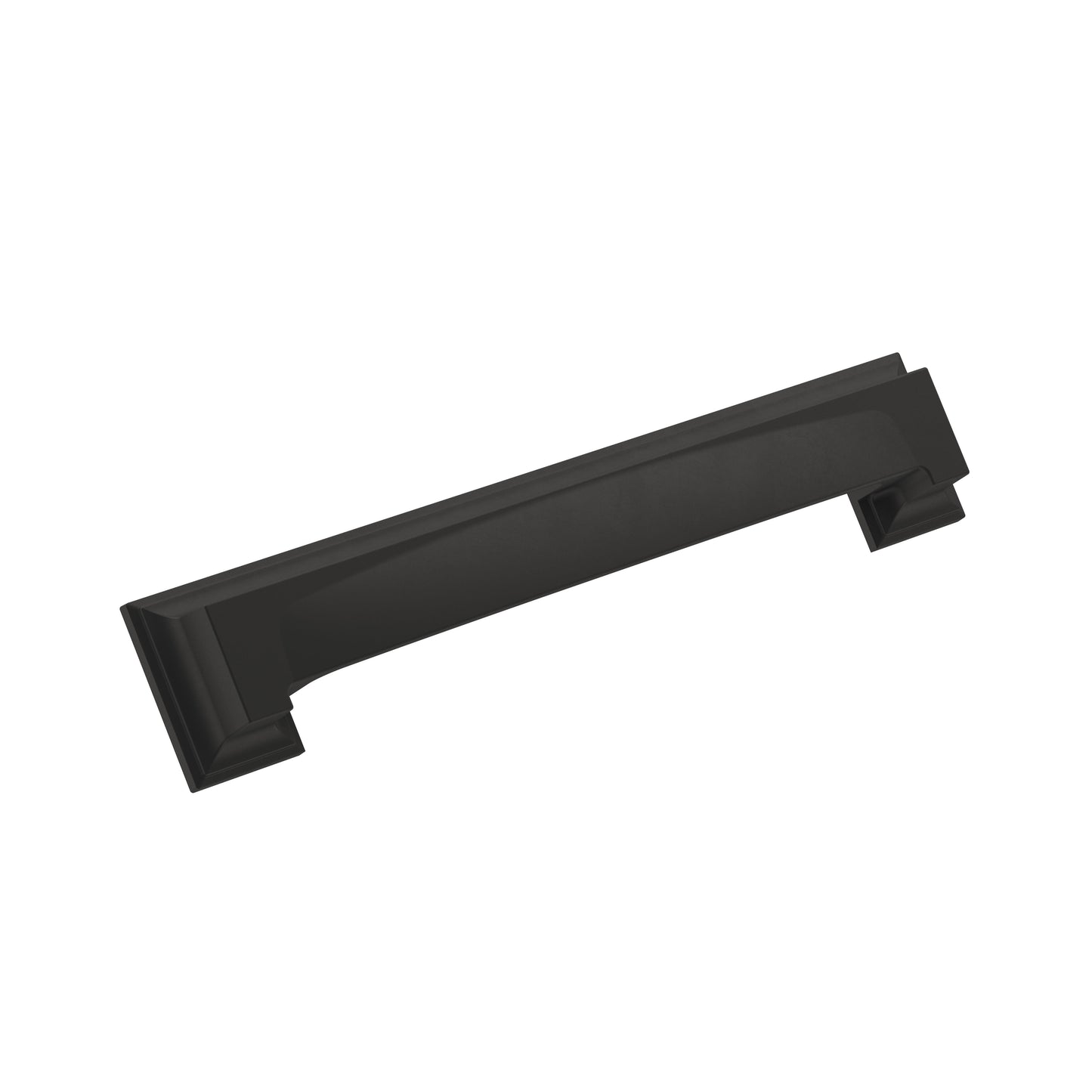 Amerock Appoint Cup Pull - 5-1/16 inch or 6-5/16 inch (128mm or 160mm) CTC - Matte Black