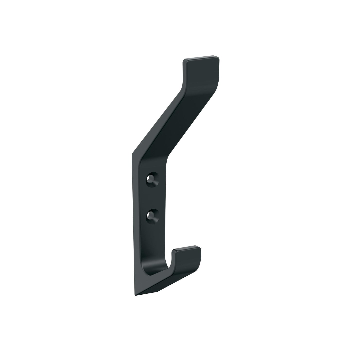 Amerock Emerge Decorative Hook - Double Prong - Matte Black