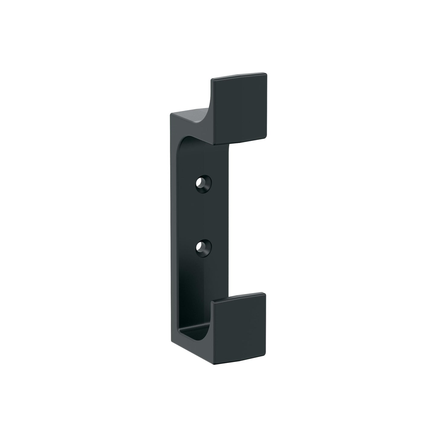 Amerock Bray Decorative Hook - Double Prong - Matte Black