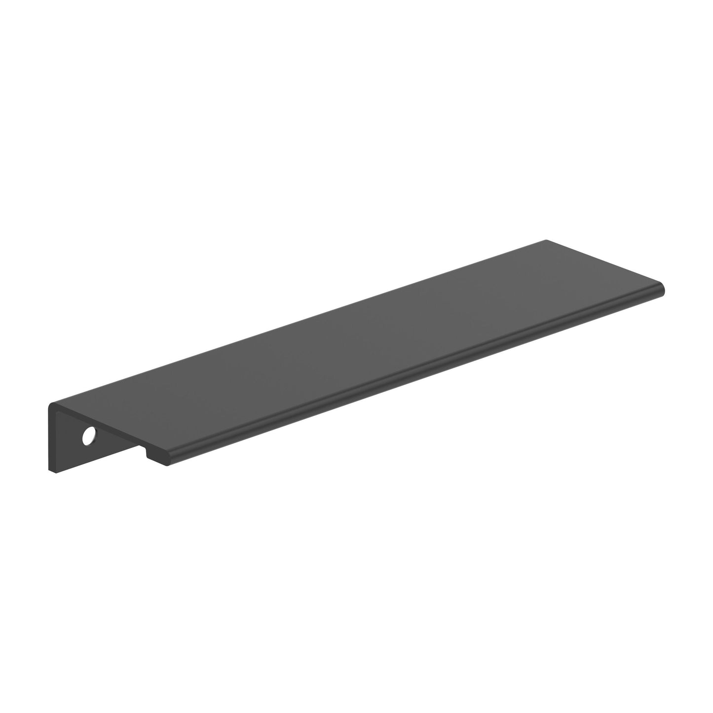 Amerock Streamline II Edge Pull - 6 inch (152mm) Length - Matte Black
