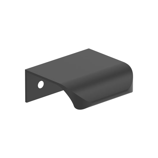 Amerock Streamline Tab Edge Pull - Matte Black