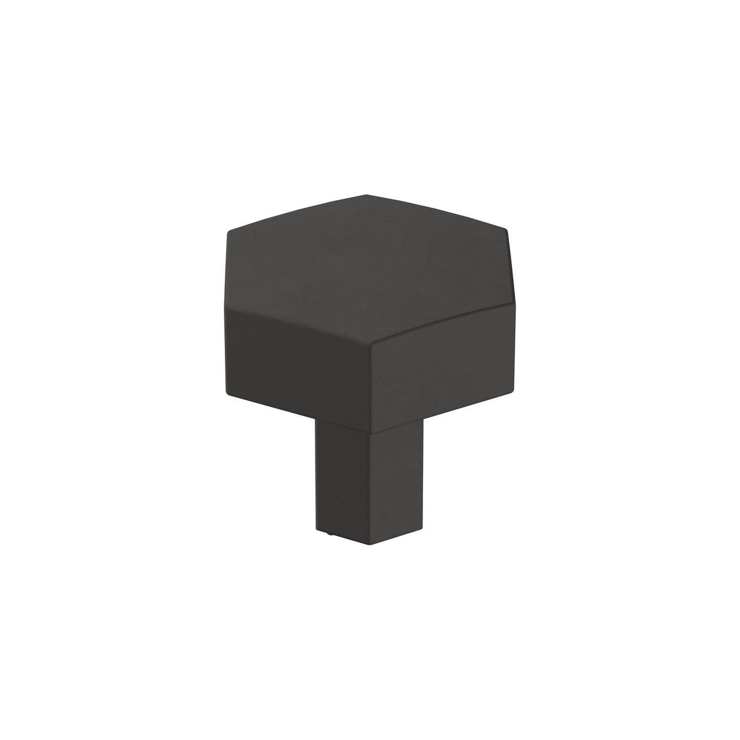 Amerock Caliber Knob - 1-1/4 inch (32mm) Diameter - Matte Black