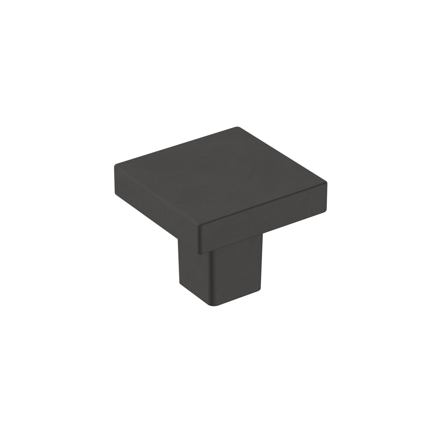 Amerock Monument Knob - 1-3/16 inch (30mm) Length - Matte Black