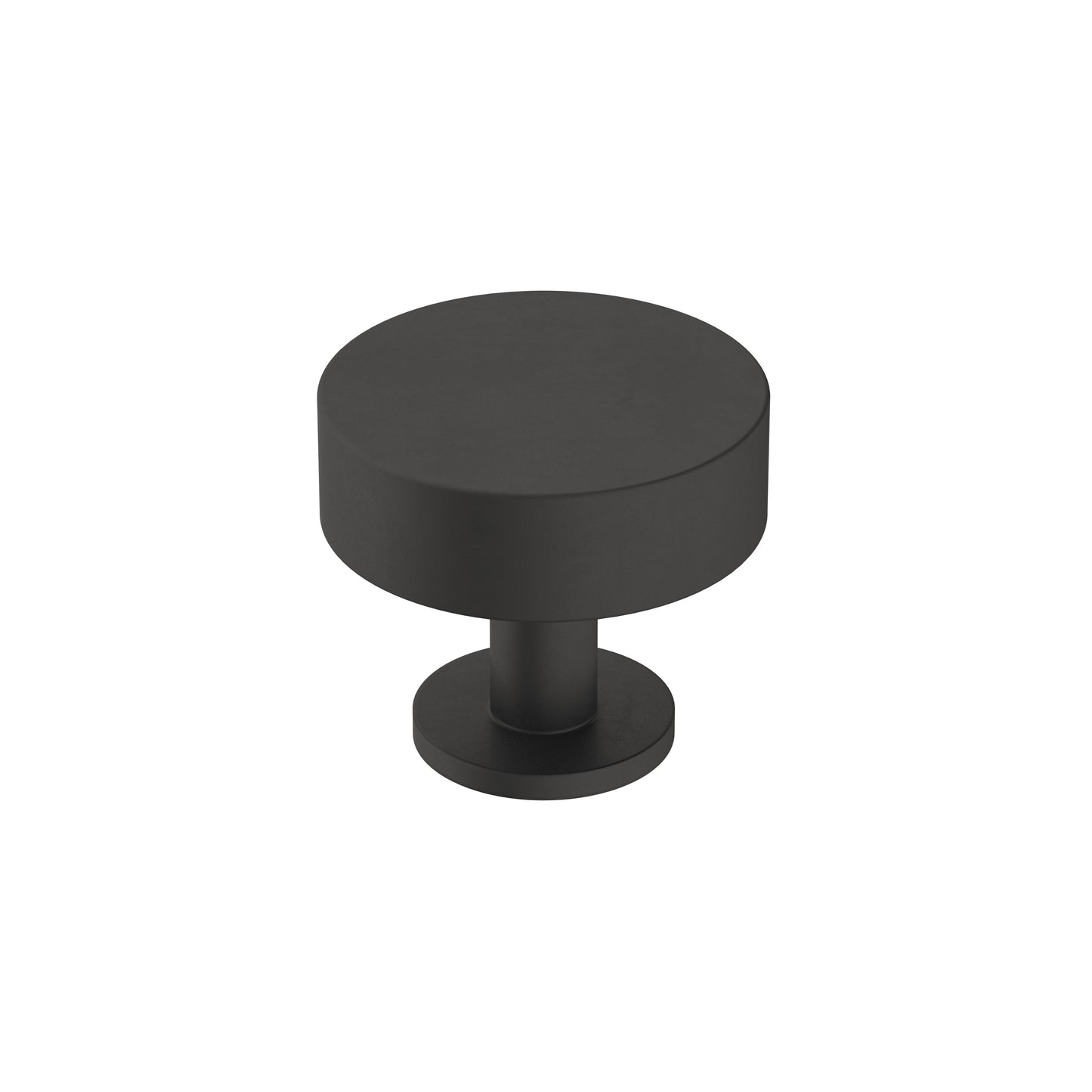Amerock Radius Knob - 1-1/4 inch (32mm) Diameter - Matte Black
