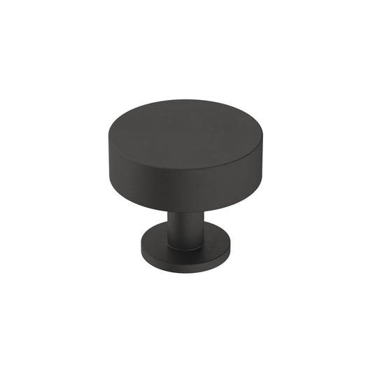 Amerock Radius Cabinet Knob - Matte Black