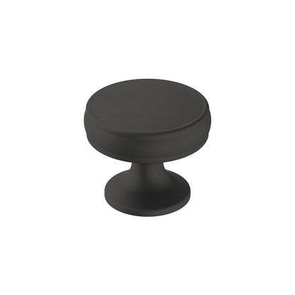 Amerock Renown Cabinet Knob - Matte Black