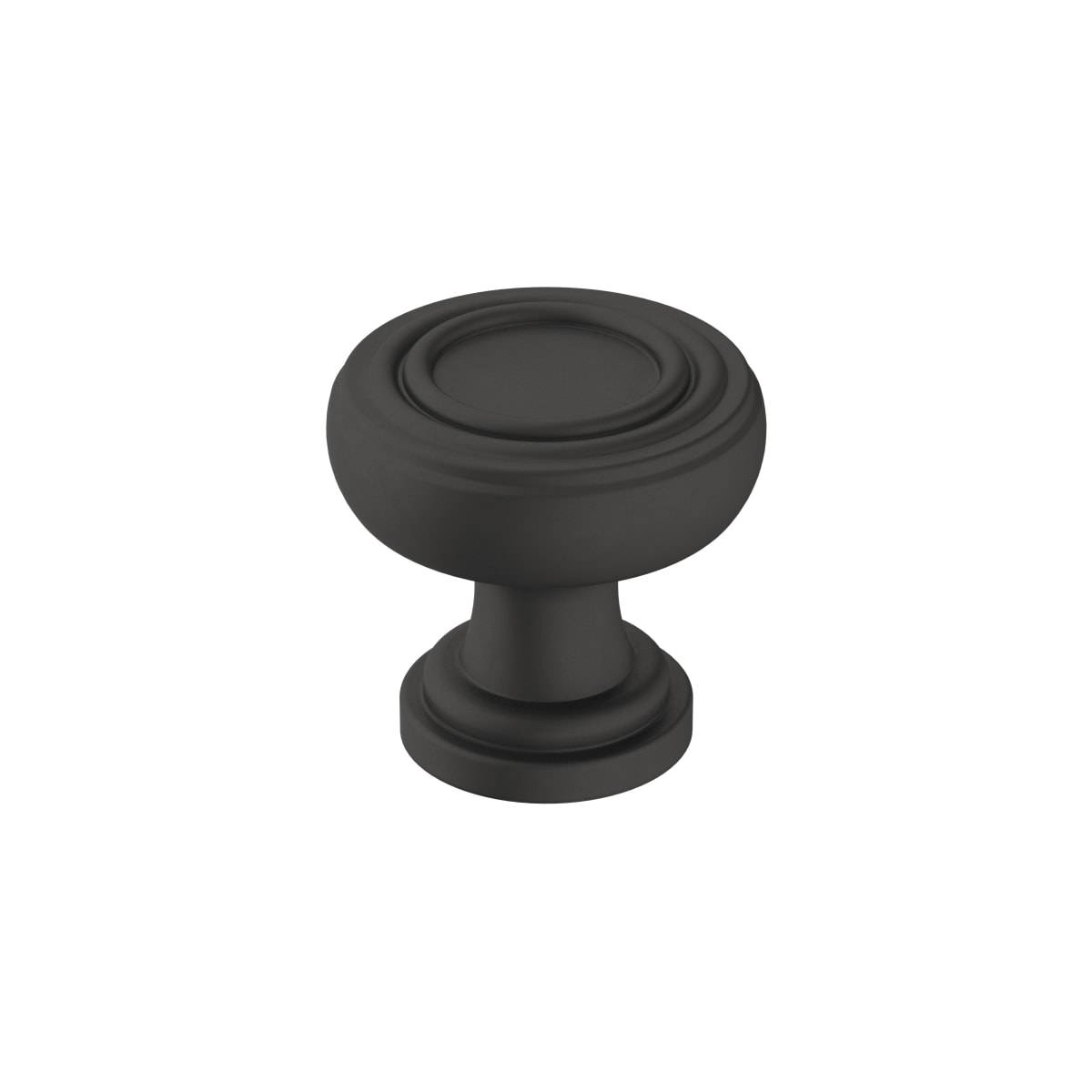 Amerock Ville Cabinet Knob - Matte Black