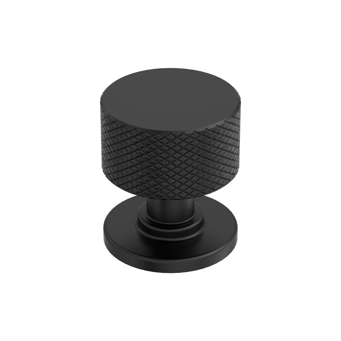 Amerock Balata Knob - 1-1/8 inch (29mm) Diameter - Matte Black