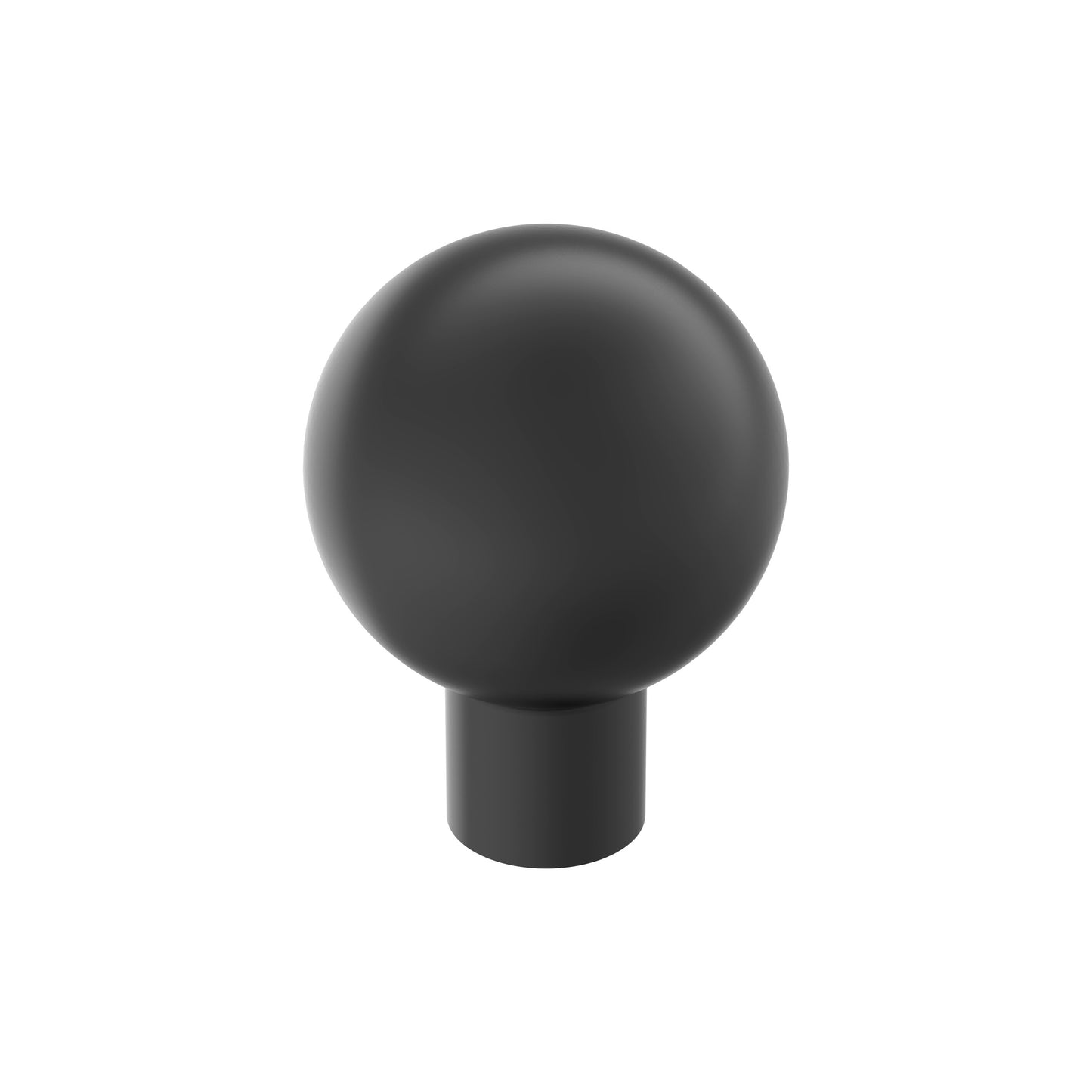 Amerock Coble Knob - 1-1/8 inch (29mm) Diameter - Matte Black