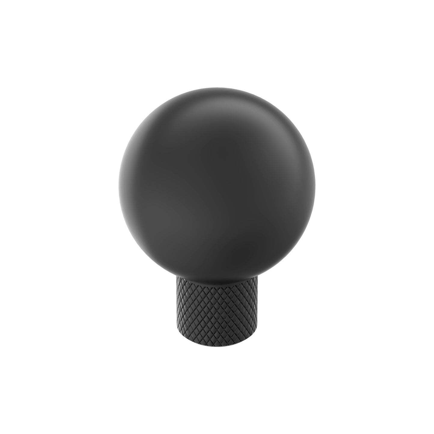 Amerock Collet Knob - 1-1/8 inch (29mm) Diameter - Matte Black