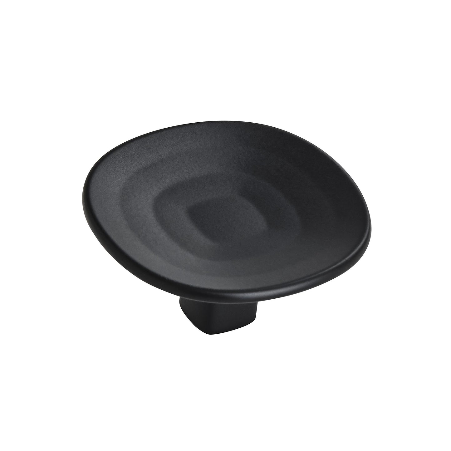 Amerock Concentric Knob - 1-9/16 inch (40mm) Diameter - Matte Black
